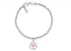 Herzengel bracelet with heart HEB-02LOVE