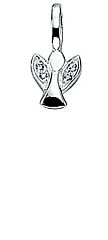 Women's silver pendant with zirconia Lucky Life LL2004