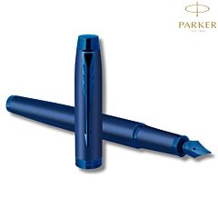 Quality Parker IM Monochrome fountain pen in blue finish
 - AFORUM.shop