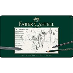 Pitt Graphite set, tin of 26 AFORUM.shop® 