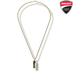 DUCATI CORSE / Orgoglio / Necklace / Black-Gold / AFORUM.shop® 1