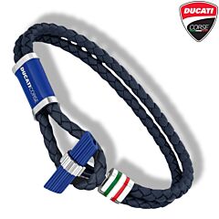 DUCATI CORSE narukvica / Collezione T / srbrna-plava / AFORUM.shop® 1