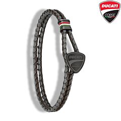DUCATI CORSE narukvica / Scudetto / crna-siva / AFORUM.shop® 1