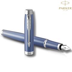 Quality fountain pen Parker IM Rituals with blue lacquer finish and gradient
- AFORUM.shop