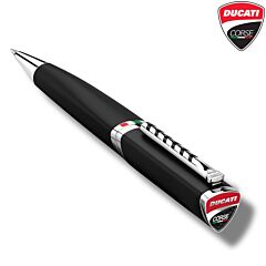 Kemični svinčnik DUCATI CORSE / Trofeo / mat-črna / Silver Edition / AFORUM.shop® 1