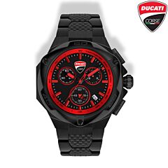 Moška ročna ura / DUCATI CORSE / Motore Collection / rdeča v črni