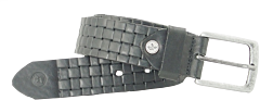 Moški usnjeni pas Greenbelts "VITUS" črn AFORUM.shop®