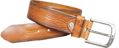 Moški usnjeni pas Greenbelts "SEAN" svetlo rjav AFORUM.shop®