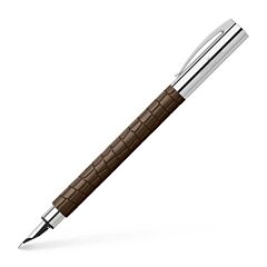 Nalivno pero Faber Castell "Ambition 3D Croco" Brown AFORUM.shop®