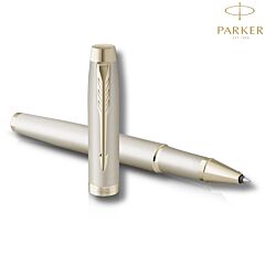 Quality Parker IM Monochrome rollerball in champagne finish
- AFORUM.shop