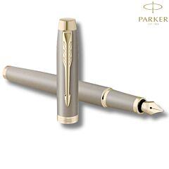 Parker IM The Finishing Touch | Sandstone | Fountain Pen - AFORUM.shop