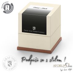 Ink cartridges Graf von Faber-Castell, 1090 Carbon Black in gift box AFORUM.shop® 