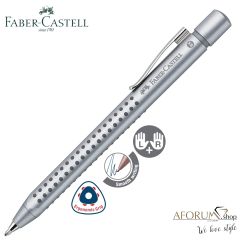 Kemični svinčnik Faber-Castell "Grip 2011,XB " Silver AFORUM.shop® 