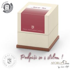 Ink cartridges Graf von Faber-Castell, 1020 Garnet Red in gift box AFORUM.shop® 