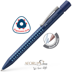 Ballpoint pen Faber-Castell "Grip 2010" blue & light blue AFORUM.shop® 