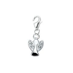 Women's silver pendant - Charm with zirconia Lucky Life LL1004 