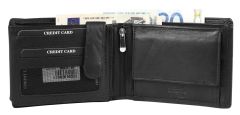 Men's leather wallet Leonardo Verrelli 301354 with RFID protection