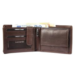 Men's leather wallet Leonardo Verrelli 302354 with RFID protection_2