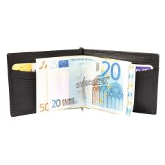 Moška usnjena denarnica s sponko Leonardo Verrelli 301219_02