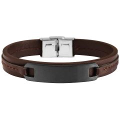 Men's leather bracelet Akzent A504013