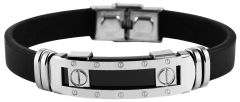 Men's leather bracelet Akzent A504105