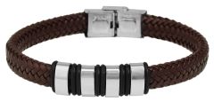 Men's leather bracelet Akzent A504201