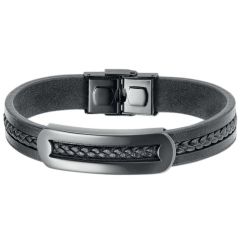 Men's leather bracelet Leo Marco LM1113