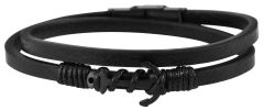 Men's leather bracelet Akzent A504098 - anchor