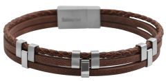 Men's leather bracelet Raptor RA500581