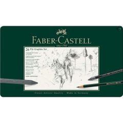 Set grafitnih svinčnikov Pitt, Faber-Castell, 26/1 AFORUM.shop® 