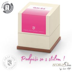bombice Graf von Faber-Castell, 1025 Electric Pink v darilni škatli AFORUM.shop® 