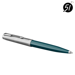 Kemijska olovka PARKER® 51 'Teal Blue' CT. AFORUM.shop® 