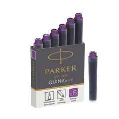 Tintenpatronen PARKER® mini, 6/1 lila AFORUM.shop® 