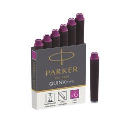 Tintenpatronen PARKER® mini, 6/1 rosa AFORUM.shop® 