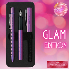 Darilni komplet Faber-Castell "GRIP 2011" Glam Edition violet AFORUM.shop®1