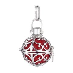 Women's pendant Engelsrufer with sound ball in red ER-05
