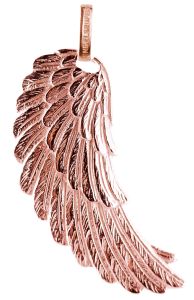 Ženski obesek Engelsrufer iz rose pozlačenega 925 srebra "angelska perut" ERW-R 