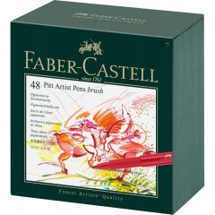 Flomastri Pitt Artist Pens , Faber-Castell, 48/1 AFORUM.shop® 