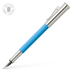 Fountain pen Guilloche - Gulf Blue / Graf von Faber-Castell_0 AFORUM.shop® 