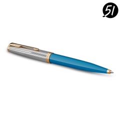 Kemični svinčnik PARKER 51 'Premium Turquoise' GT. AFORUM.shop®