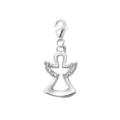 Women's silver pendant - Charm with zirconia Lucky Life LL1000 