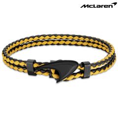McLaren / AFILIET / men's bracelet / Mustard Yellow - Black AFORUM.shop®1