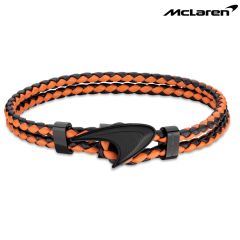 McLaren / AFILIET /  muška narukvica / Orange - Black AFORUM.shop® 1