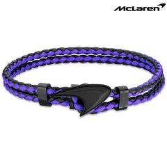McLaren / AFILIET / men's bracelet / Purple - Black  AFORUM.shop®1