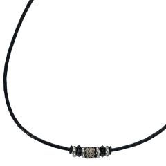 Men's leather necklace with pendant Leo Marco LM1094 I AFORUM.shop