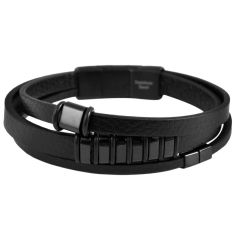 Men's leather bracelet Akzent A504279