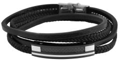 Men's leather bracelet Raptor RA500521