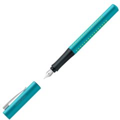 Fountain pen Faber-Castell "Grip 2010" turquoise-light-green AFORUM.shop® 