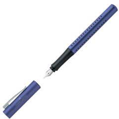 Fountain pen Faber-Castell "Grip 2011" blue-dark-blue AFORUM.shop® 