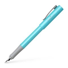 Fountain pen Faber-Castell "Grip Pearl Edition" Turquoise  AFORUM.shop® 